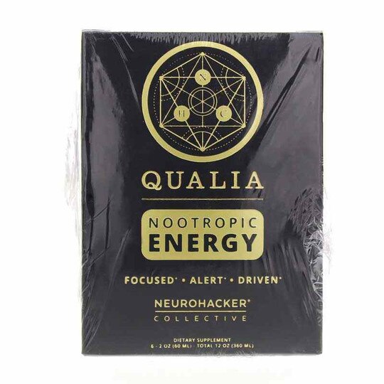 Qualia Nootropic Energy Triple Berry Flavor 2 oz Bottles, NHKC